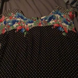 Anthropologie Cap sleeve Blouse